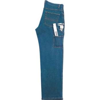 Stretch werkjeans stonewashed maat 60