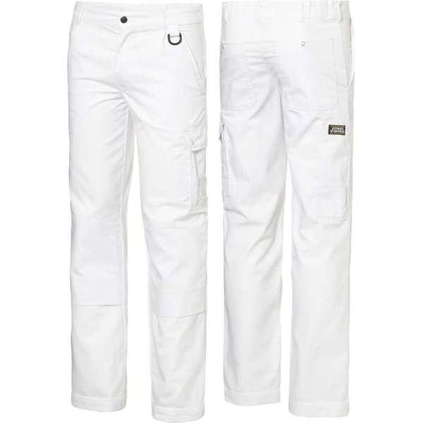Ultimate Workwear - Werkbroek STANS - polykatoen - lichtgewicht - Wit Ultimate Workwear - Werkbroek STANS - polykatoen - lichtgewicht - Wit
