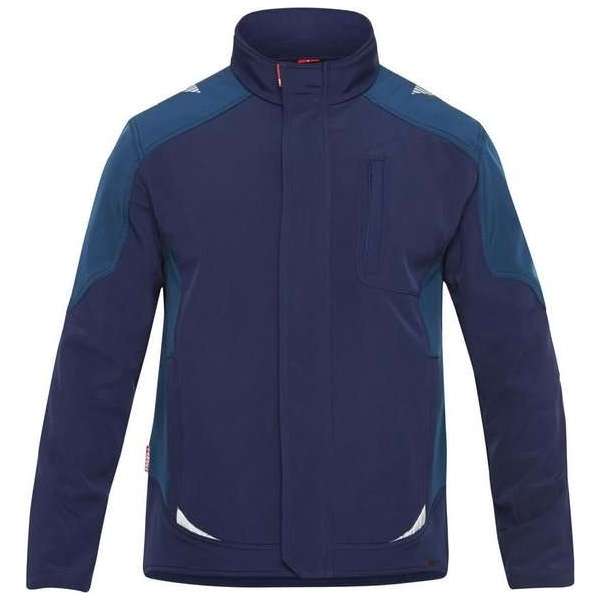 F. Engel 8810-229 Softshelljack Inkt Blauw/Diesel Blauw maat M F. Engel 8810-229 Softshelljack Inkt Blauw/Diesel Blauw maat M