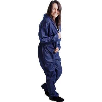 Wegwerpoverall blauw Maat XL
