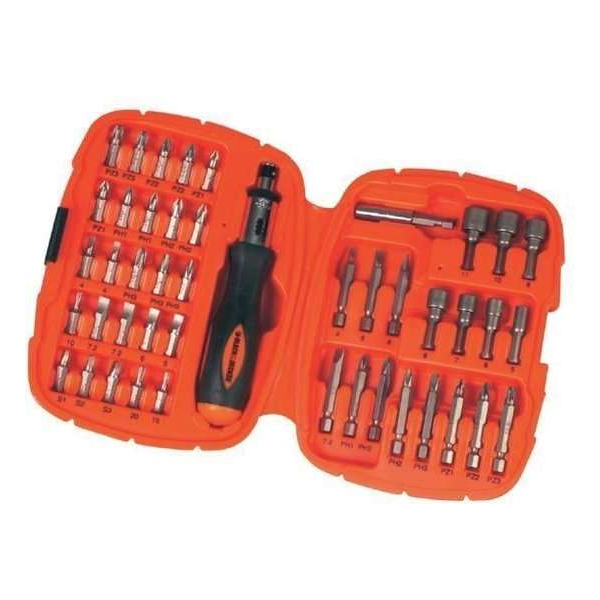 BLACK & DECKER Schroevenset 45-delig BLACK & DECKER Schroevenset 45-delig