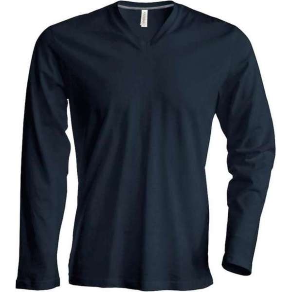 KA K358 T-shirt V-hals LM mar KA K358 T-shirt V-hals LM mar