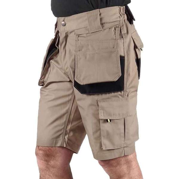 STØRVIK Korte Werkbroek Heren Khaki - Maat XS - JOB STØRVIK Korte Werkbroek Heren Khaki - Maat XS - JOB