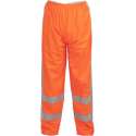 Regenbroek PU-flex plus RWS, oranje 2XL