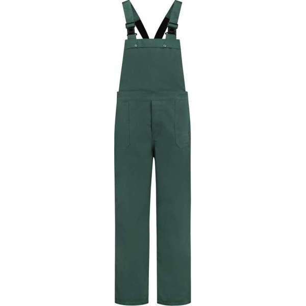 Yoworkwear Tuinbroek 100% katoen flessengroen maat 50 Yoworkwear Tuinbroek 100% katoen flessengroen maat 50