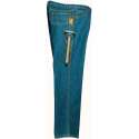 Werkspijkerbroek van duurzaam denim, kleur blauw, maat 94