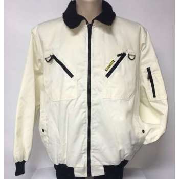 Werkjas - Jas - Pilotjack - Katoen/Nylon - off White - size - L