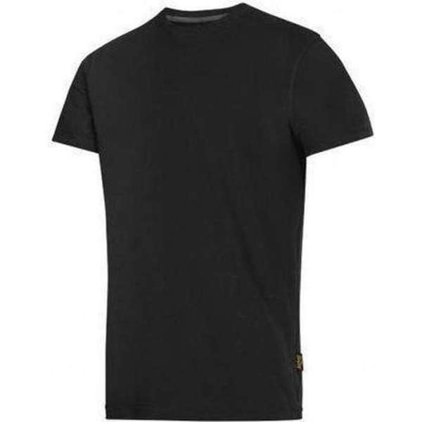 Snickers 2502 Classic Werk T-shirt - Katoen - Maat XL - Zwart Snickers 2502 Classic Werk T-shirt - Katoen - Maat XL - Zwart