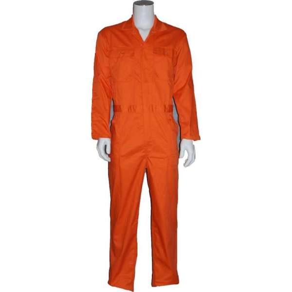 Yoworkwear Kinderoverall polyester/katoen oranje maat 164 Yoworkwear Kinderoverall polyester/katoen oranje maat 164