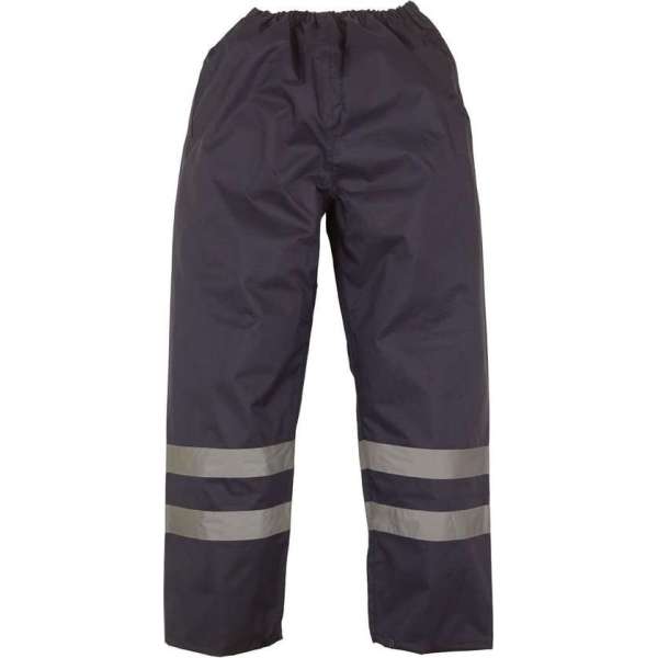 Reflecterende broek, waterdicht, S t/m 3XL XXL Marineblauw Reflecterende broek, waterdicht, S t/m 3XL XXL Marineblauw