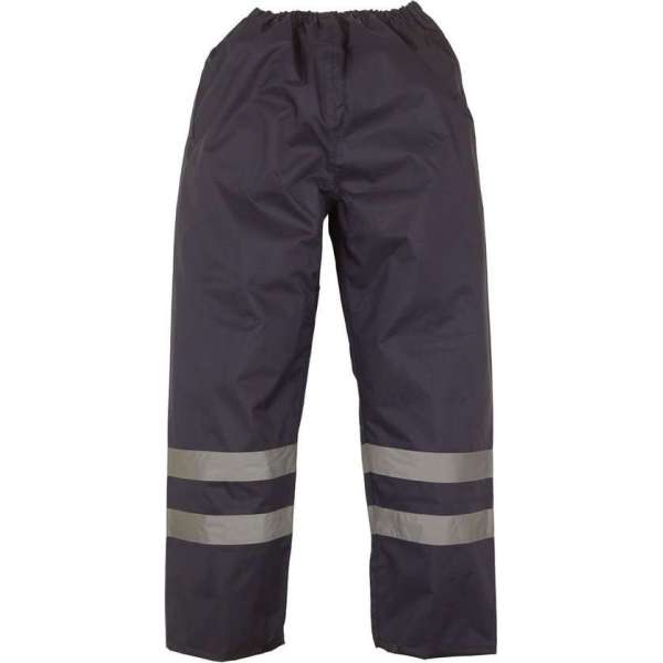 Reflecterende broek, waterdicht, S t/m 3XL L Marineblauw Reflecterende broek, waterdicht, S t/m 3XL L Marineblauw