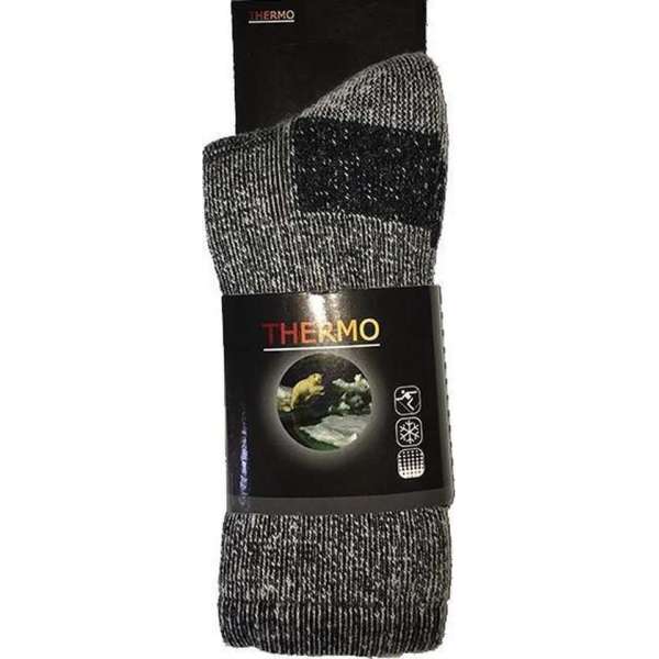 3-Pack Stevige Wollen Thermosokken met Badstof Voering Basset 5400-699 - Grijs - Unisex - Maat 39-42 3-Pack Stevige Wollen Thermosokken met Badstof Voering Basset 5400-699 - Grijs - Unisex - Maat 39-42
