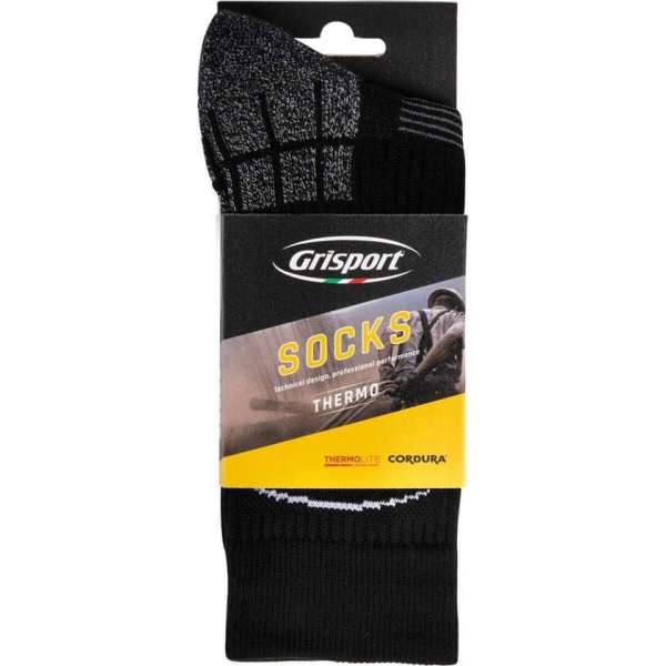 Grisport Thermo Sokken 25111 - Zwart/Grijs - 47-50 Grisport Thermo Sokken 25111 - Zwart/Grijs - 47-50