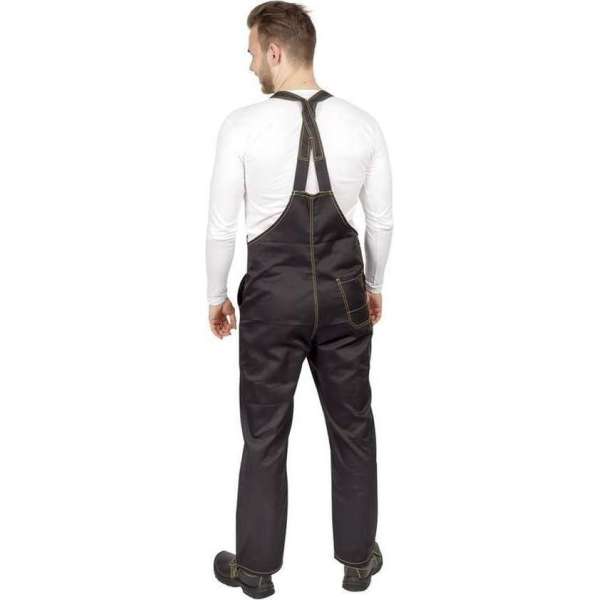 Wisent Work Wear Werk Tuinbroek Zwart, maat 56 Wisent Work Wear Werk Tuinbroek Zwart, maat 56