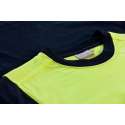 Santino Hivis t-shirt Hannover - 120149 - navy  / fluor geel - maat M