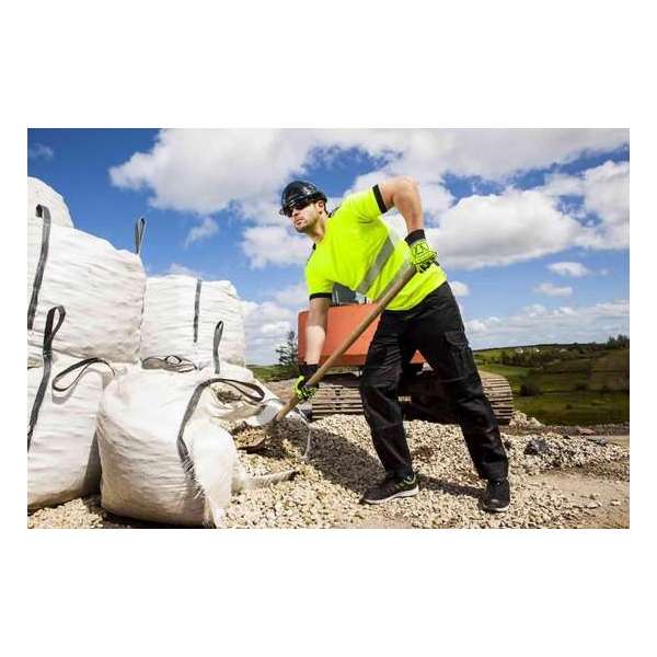 Portwest T181 - Hi-Vis Vision T-shirt - Geel/zwart - R Maat L Portwest T181 - Hi-Vis Vision T-shirt - Geel/zwart - R Maat L