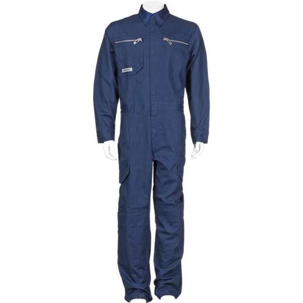 T'RIFFIC SOLID Overall Drukknoop Sanfor 100 Marine - Maat 64 T'RIFFIC SOLID Overall Drukknoop Sanfor 100 Marine - Maat 64