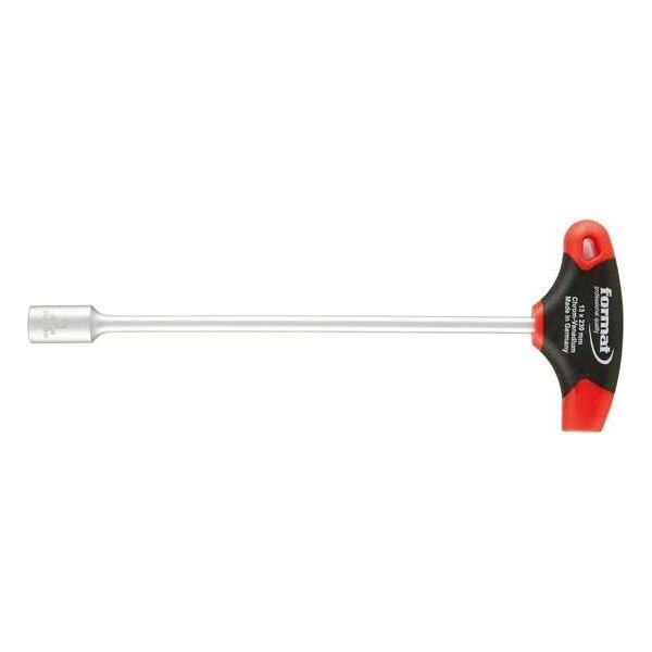 Zeskant-soksleutel-schroevendraaier met T-handgreep 17x230mm FORMAT Zeskant-soksleutel-schroevendraaier met T-handgreep 17x230mm FORMAT