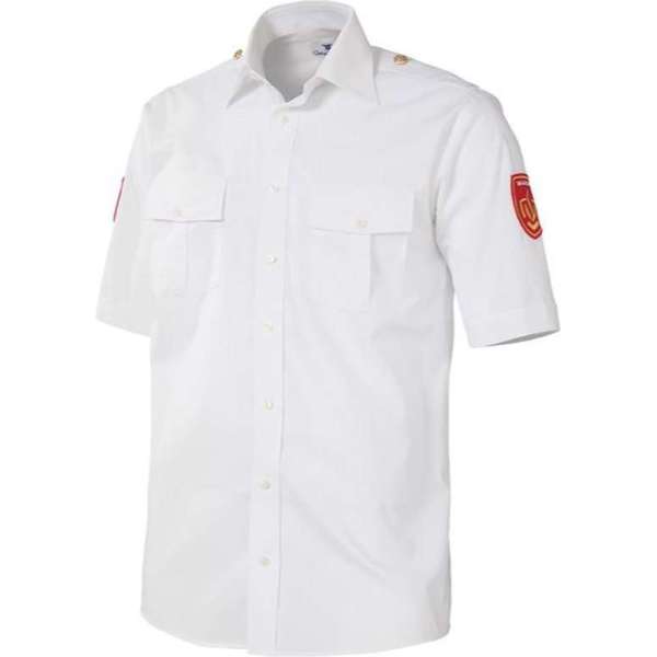 Uniformshirt Brandweer korte mouw Maat 38 Uniformshirt Brandweer korte mouw Maat 38