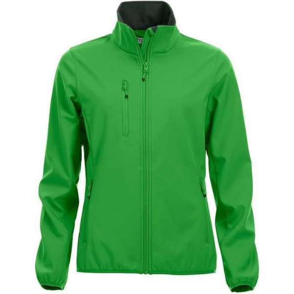 Craft Basic Softshell jacket dames grasgroen - Maat L Craft Basic Softshell jacket dames grasgroen - Maat L