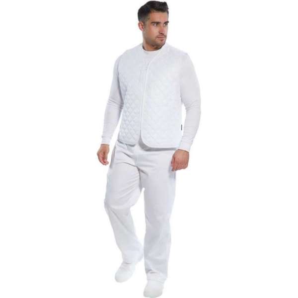 Bodywarmer Portwest 2204 voedingsindustrie wit MAAT M Bodywarmer Portwest 2204 voedingsindustrie wit MAAT M