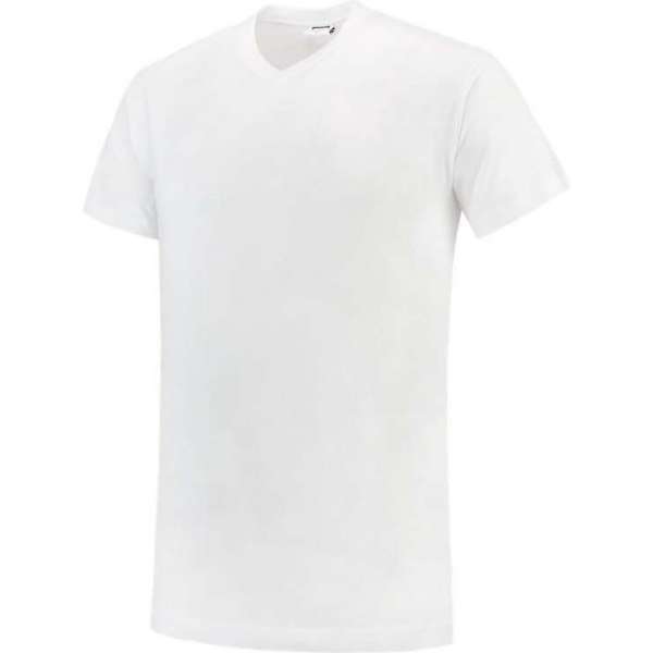 Tricorp T-shirt V-hals - Casual - 101007 - Wit - maat XXL Tricorp T-shirt V-hals - Casual - 101007 - Wit - maat XXL