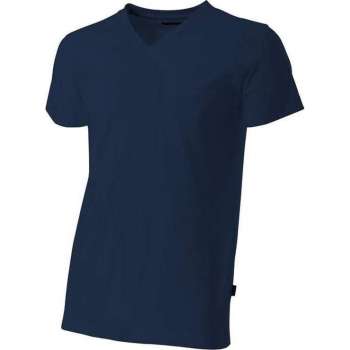 Tricorp T-shirt V-hals fitted - Casual - 101005 - Navy - maat 3XL