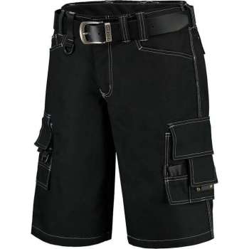 Tricorp Worker Canvas kort model  - 502006 - zwart - Maat 54