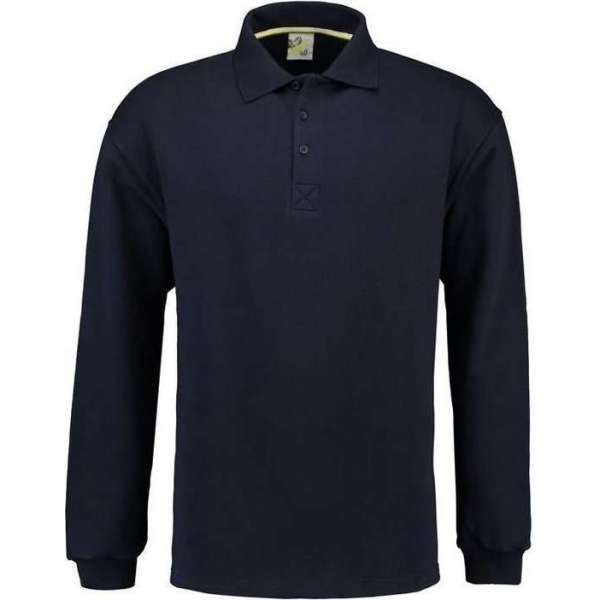 Lemon & Soda Polo Sweater 3213 – Donkerblauw maat L - Werktrui Lemon & Soda Polo Sweater 3213 – Donkerblauw maat L - Werktrui