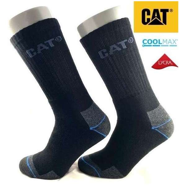 CAT Werksokken - COOLMAX - Multipack 3 Paar - Top Werksok - 80% Katoen met Coolmax !! 39/42 CAT Werksokken - COOLMAX - Multipack 3 Paar - Top Werksok - 80% Katoen met Coolmax !! 39/42