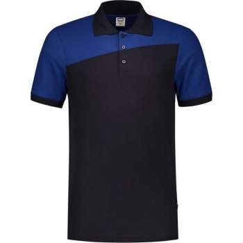 Tricorp Poloshirt Bicolor Naden 202006 Navy / Koningsblauw - Maat M