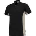 Tricorp Poloshirt Bicolor Borstzak 202002 Zwart / Grijs - Maat M