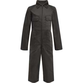 vidaXL Kinderoverall met mouwen maat 110/116 grijs