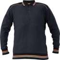 Knoxfield polo-shirt antraciet/oranje M