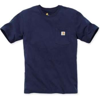 Carhartt 103296 Workwear Pocket T-Shirt - Relaxed Fit - Navy - M