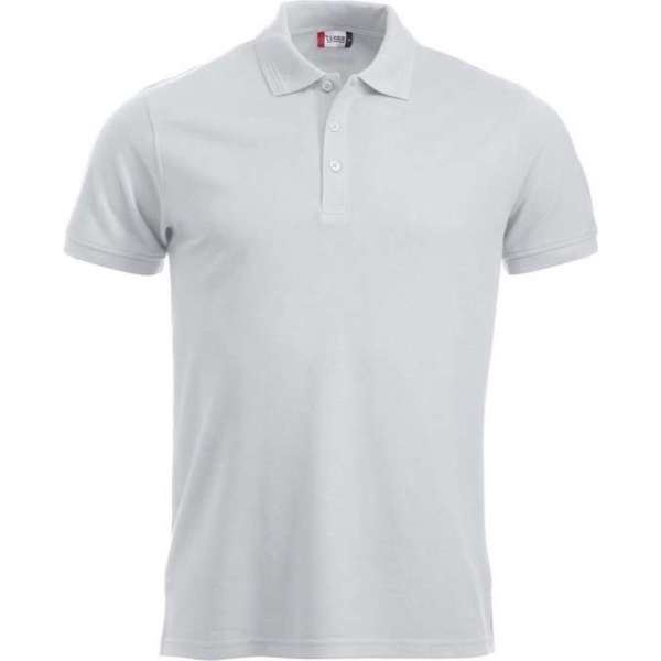 Clique Manhattan Heren Polo Wit maat XL