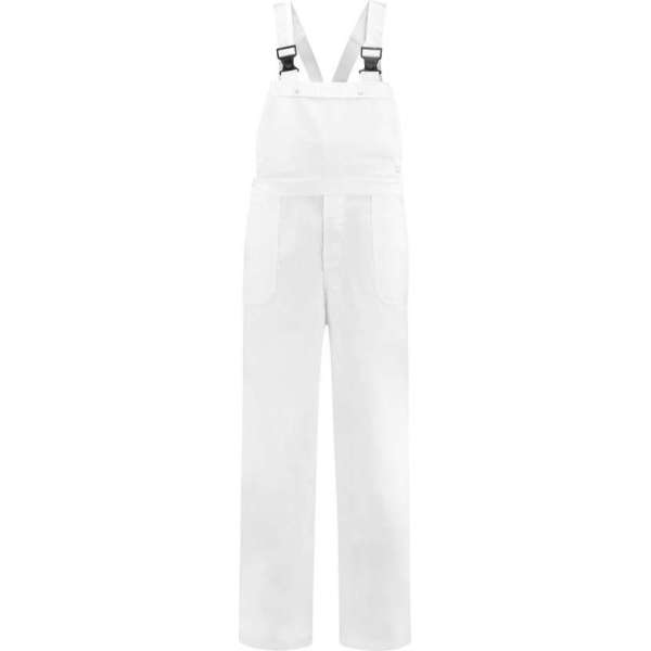 EM Workwear Tuinbroek 100% katoen wit maat 56 EM Workwear Tuinbroek 100% katoen wit maat 56