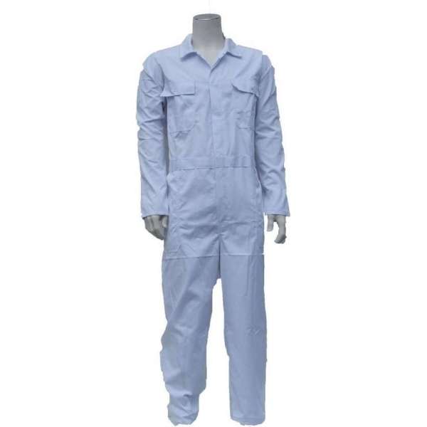 Yoworkwear Overall polyester/katoen wit maat 53 Yoworkwear Overall polyester/katoen wit maat 53