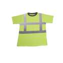 T-shirt RWS fluor geel korte mouw maat L