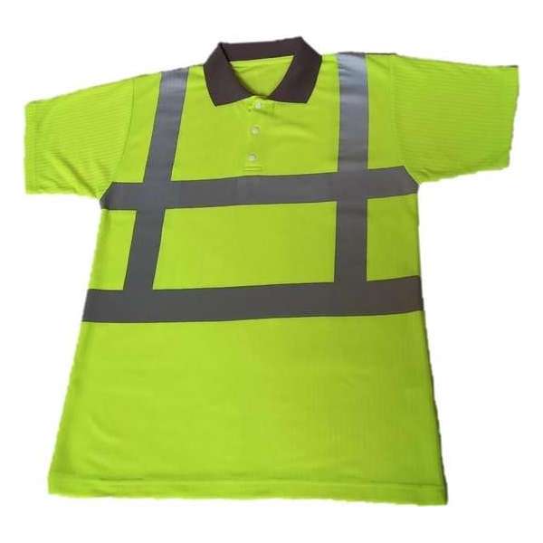 Polo RWS fluor geel korte mouw maat 2XL Polo RWS fluor geel korte mouw maat 2XL