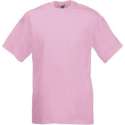 Fruit of the Loom T-shirt Valueweight, Rose, Maat XXL ( 5 stuks onbedrukt)