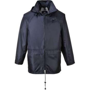 Regenjas Donker blauw Maat S