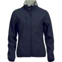 Clique Basic Softshell Jas Dames Donker Navy maat XS