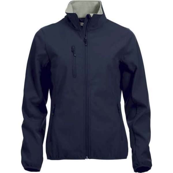 Clique Basic Softshell Jas Dames Donker Navy maat XS Clique Basic Softshell Jas Dames Donker Navy maat XS