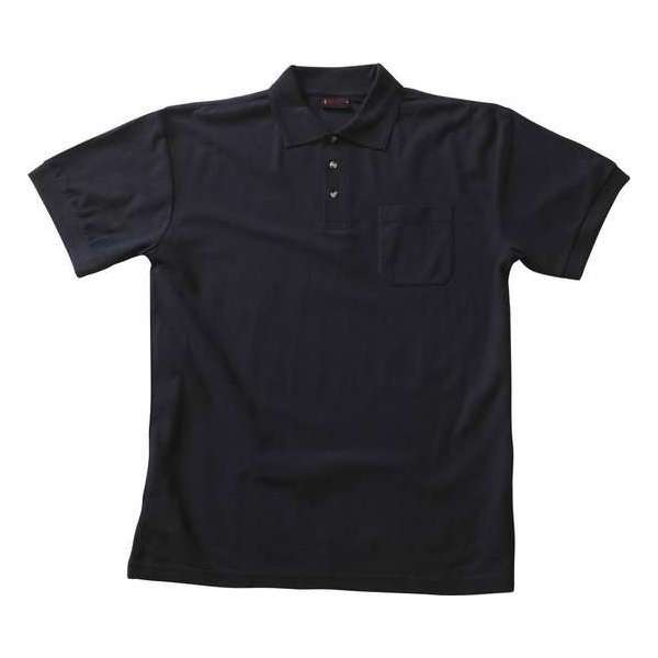 Werkshirt MASCOT Borneo maat L, marineblauw