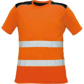 Knoxfield Signalisatie T-shirt EN471 HV fluor oranje, maat 3XL
