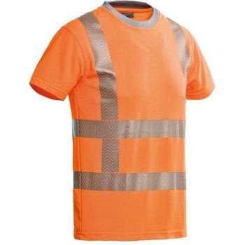 Santino t-shirt Vegas - fluor orange - 200171 - maat XL