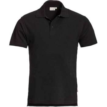 Santino Ricardo Polo-shirt korte mouwen - M - Zwart - Geen bedrukking