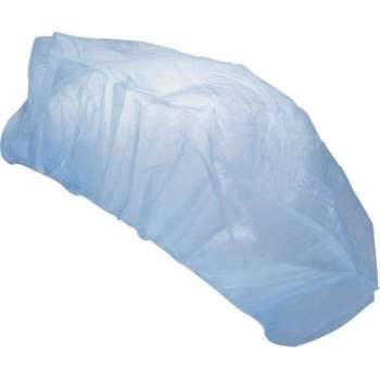 Wegwerpmuts blauw onesize (2 x 100st)