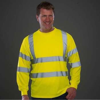 RWS T-shirt, met lange mouwen, S t/m 3XL XXL Geel